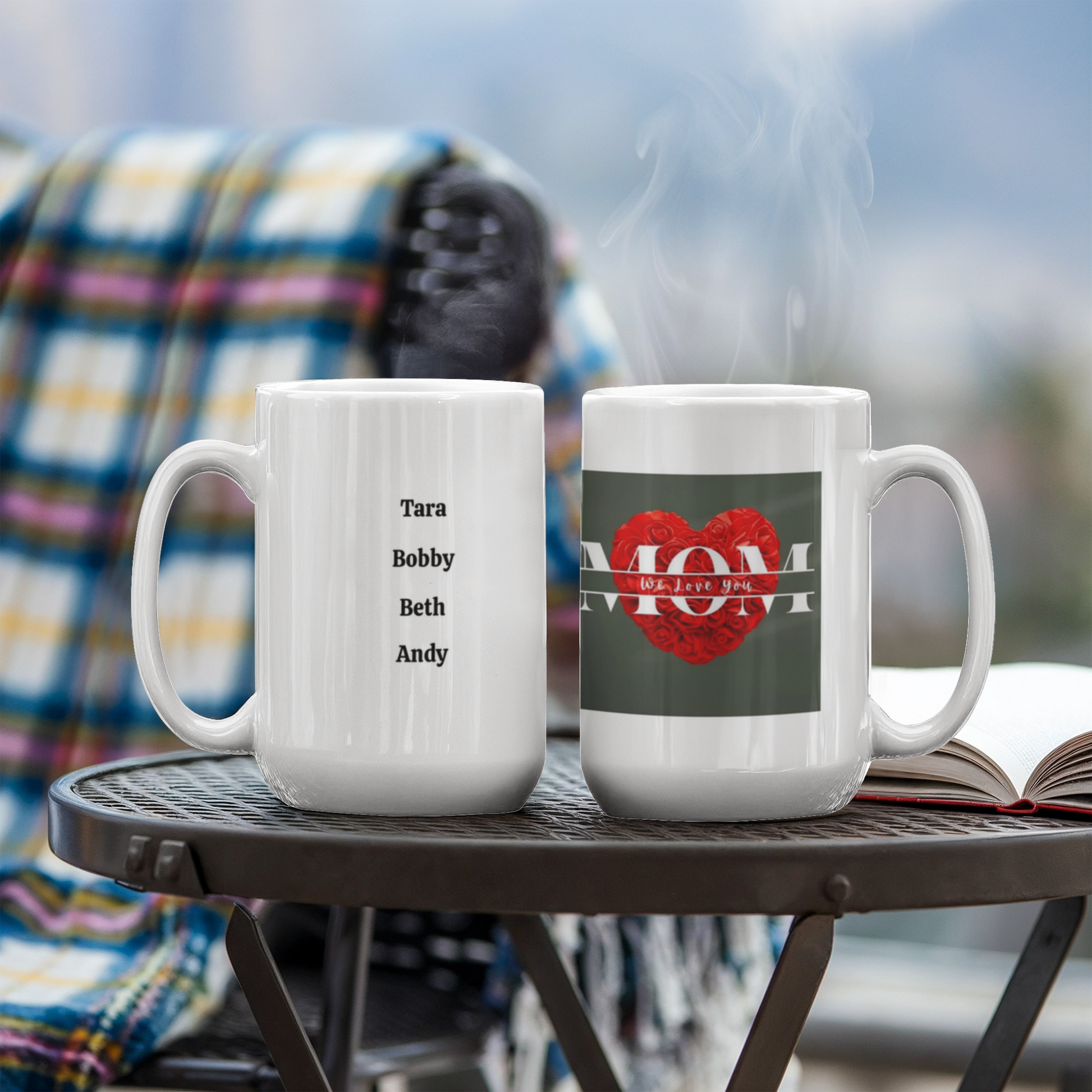 Mom, You Are Loved Beyond Words Coffee mug (personalize with children's names)