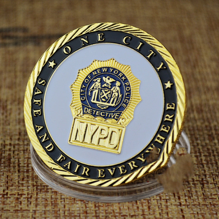New York Police Department Medal Commemorative Coin