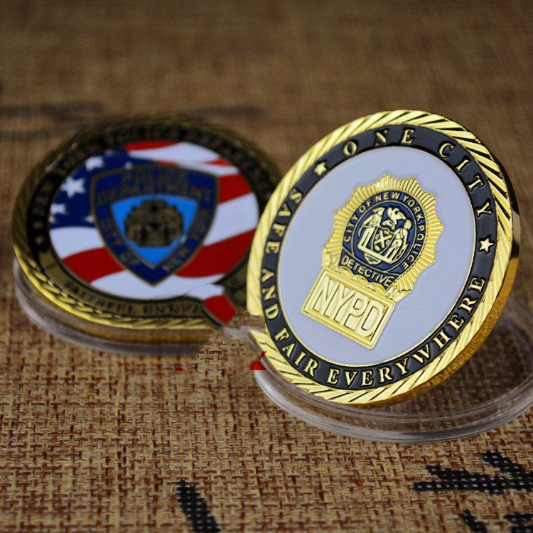 New York Police Department Medal Commemorative Coin