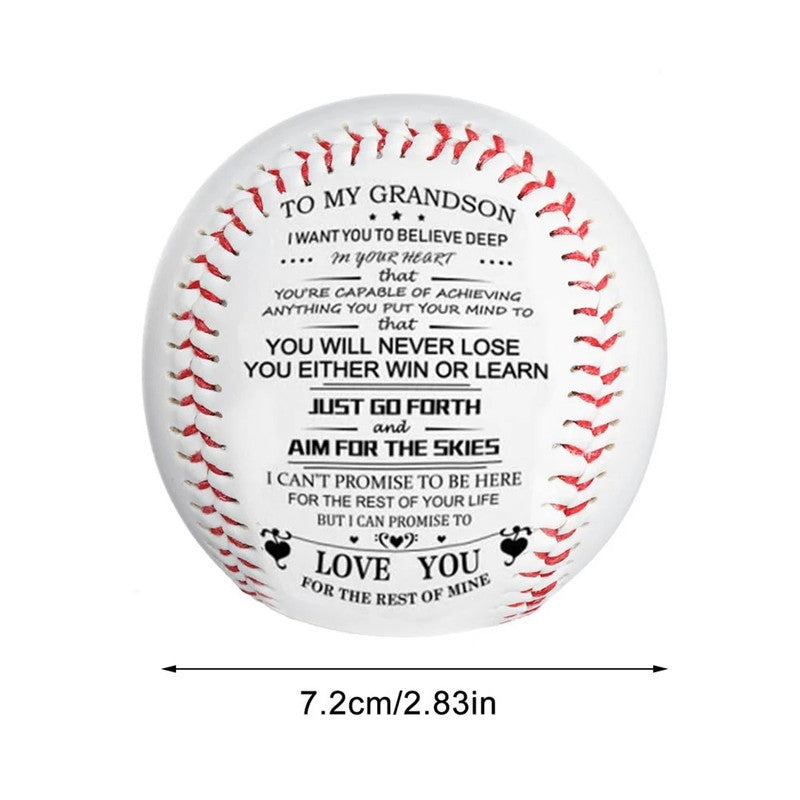 To My Grandson You Will Never Lose Baseball