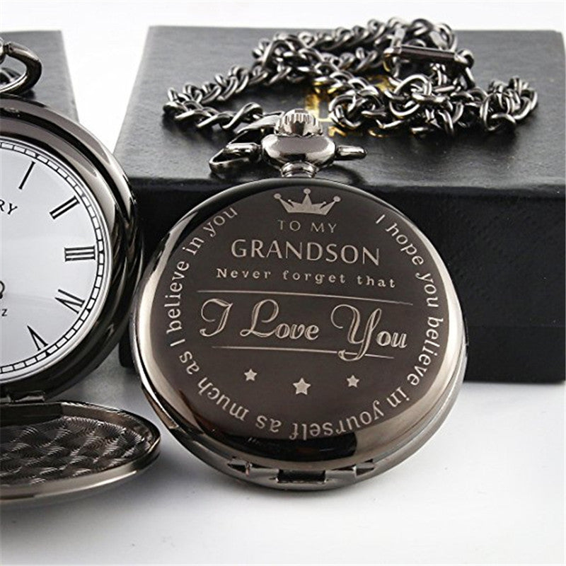 To My Grand Son Mother's Day Fashion Pocket Watch