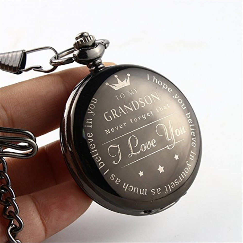 To My Grand Son Mother's Day Fashion Pocket Watch