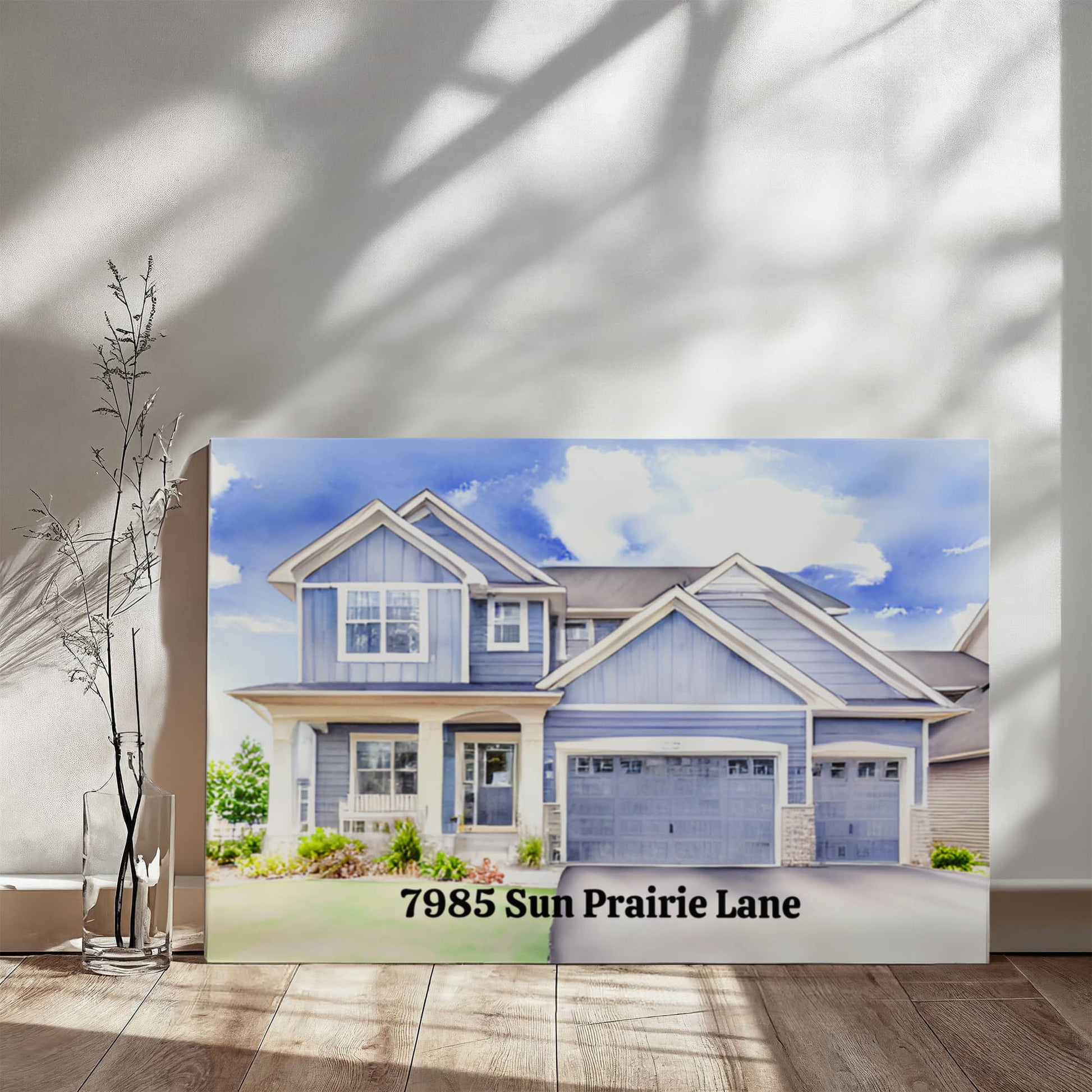 Where Love Lives-Gallery Wrapped Canvas (upload image to customize)