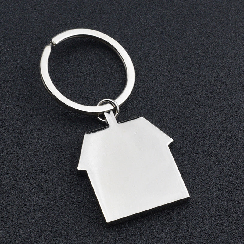 Creative Metal Real Estate Advertising Small Gift House Keychain