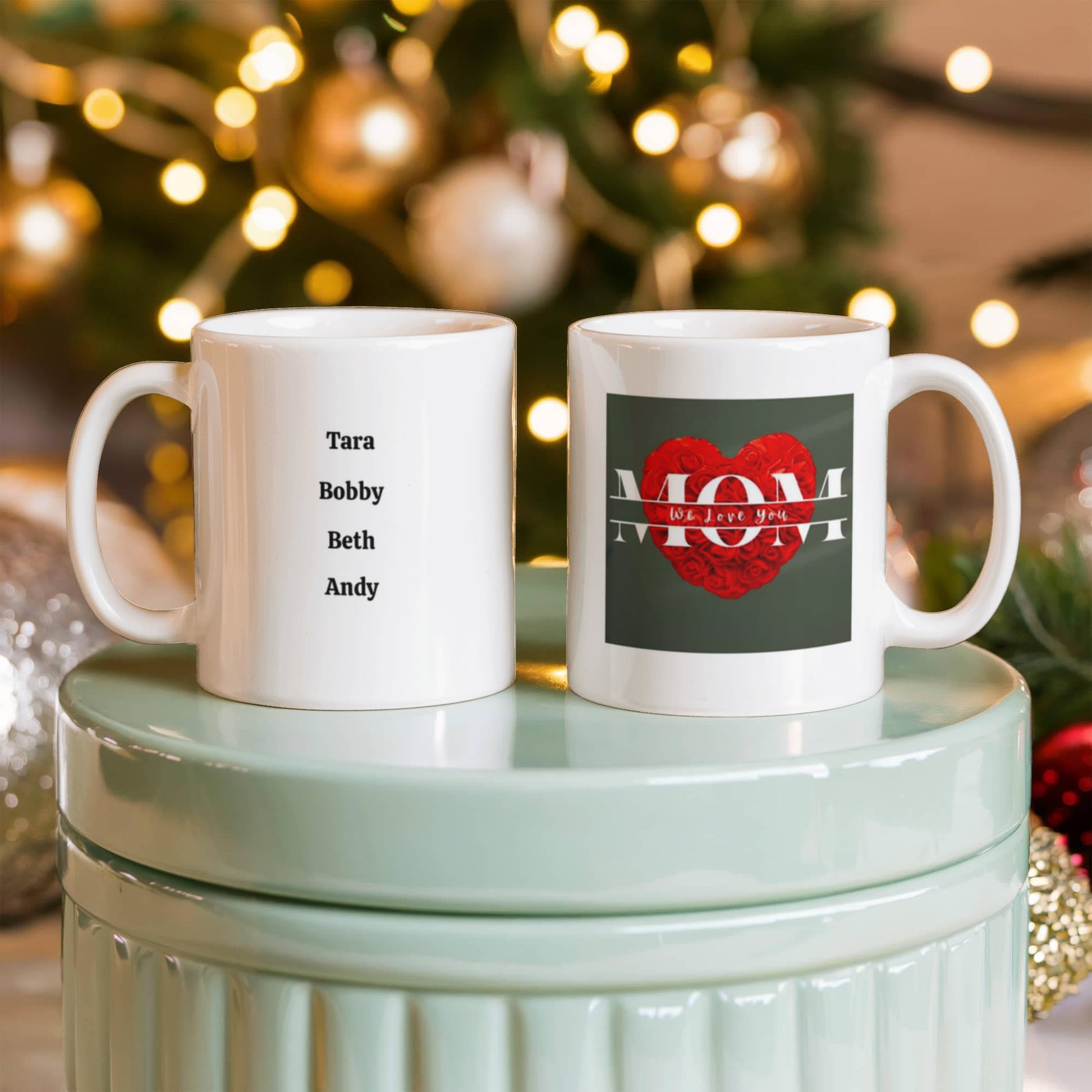 Mom, You Are Loved Beyond Words Coffee mug (personalize with children's names)