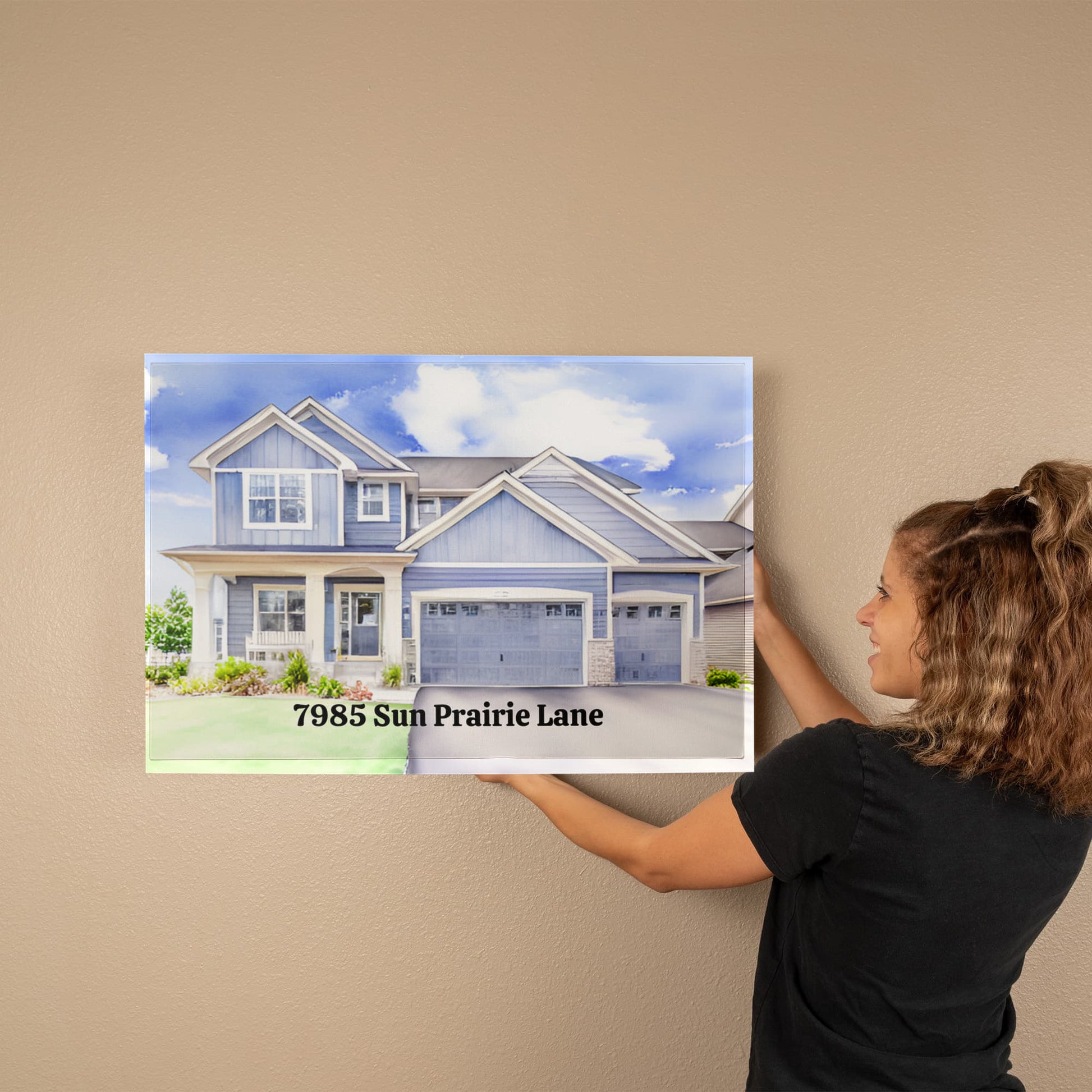 Where Love Lives-Gallery Wrapped Canvas (upload image to customize)