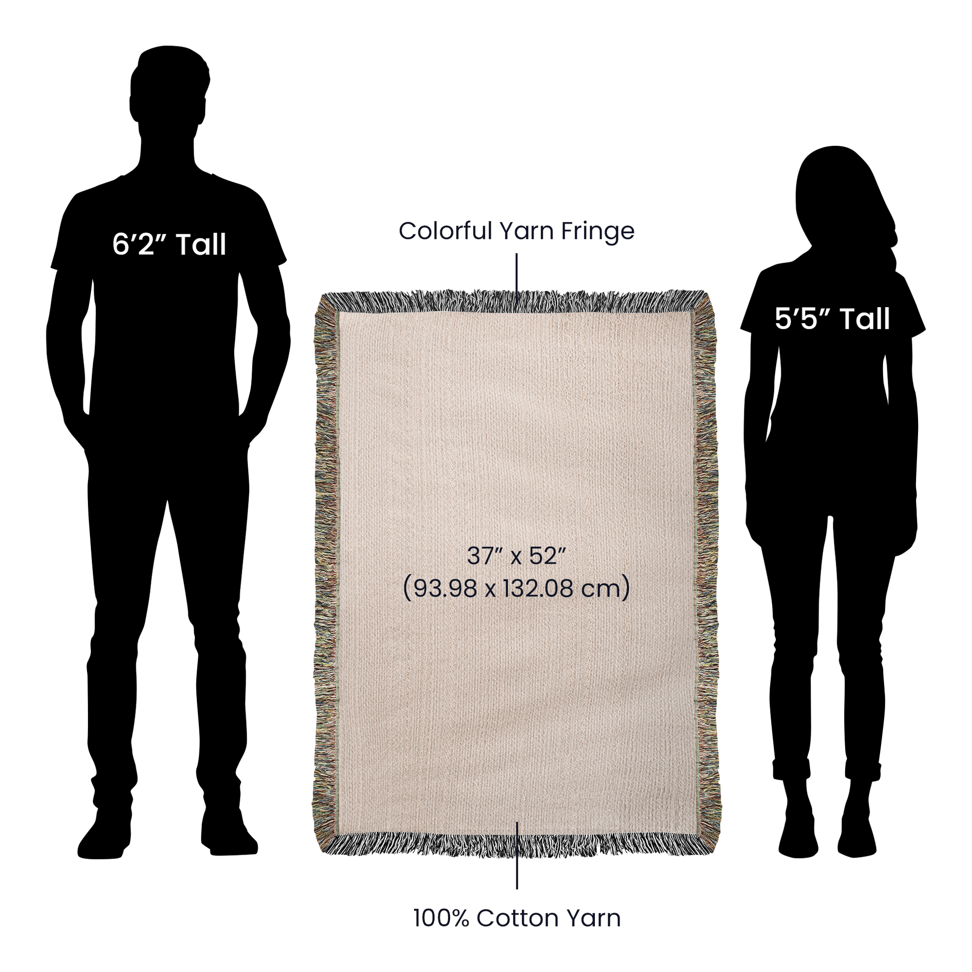 Best Mom 4‑Ever Heart Blanket-Artwork Heirloom Woven Blanket (personalize with up to 3 names)