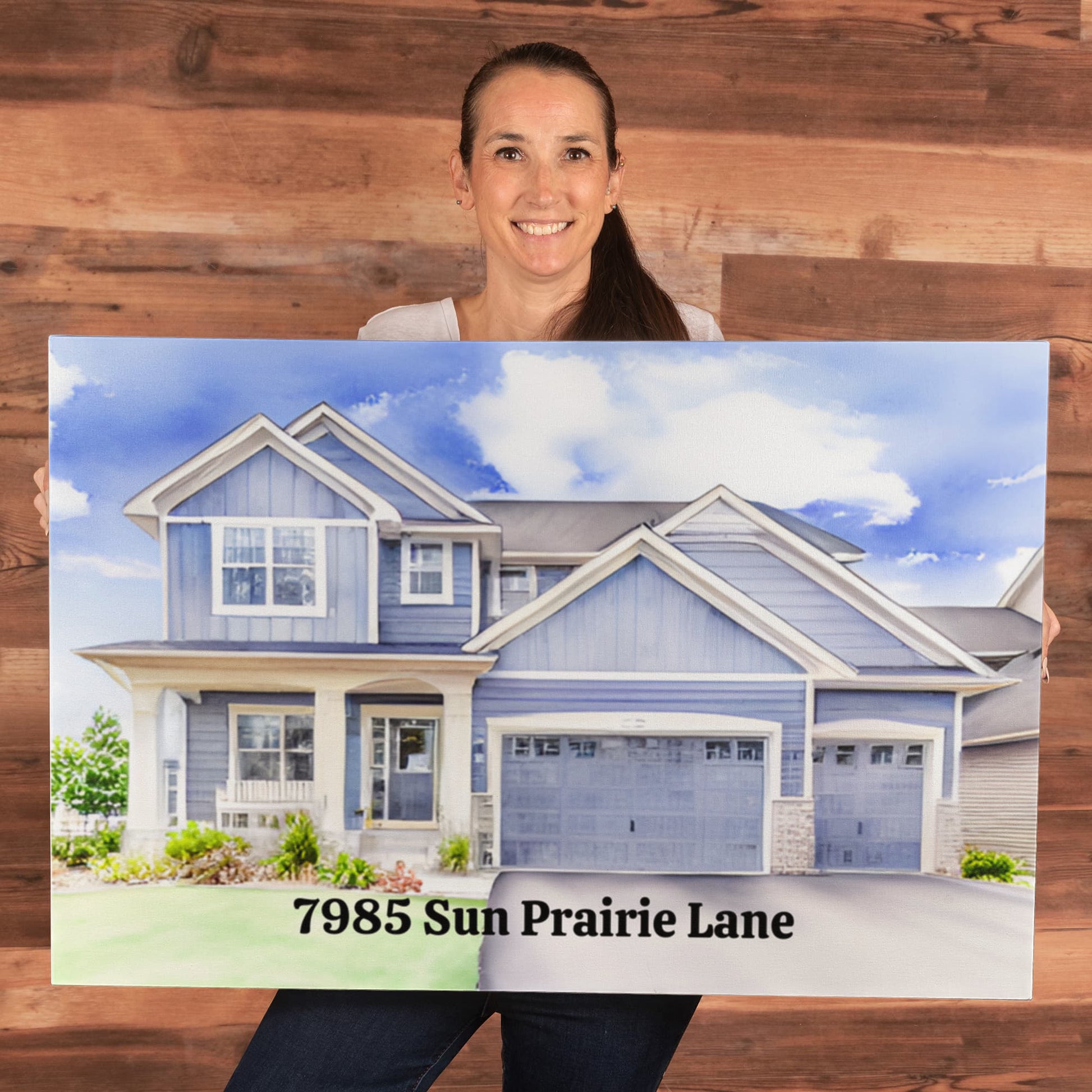 Where Love Lives-Gallery Wrapped Canvas (upload image to customize)