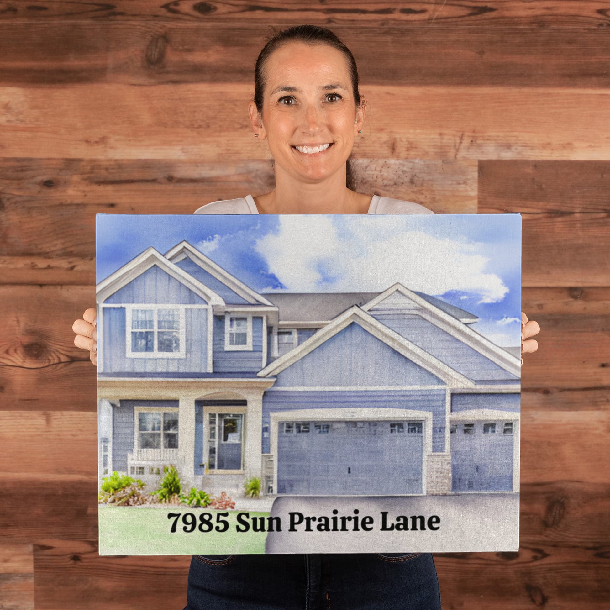 Where Love Lives-Gallery Wrapped Canvas (upload image to customize)