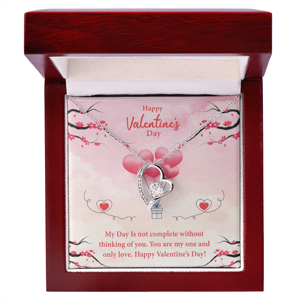 My Day Is Not Complete Without Thinking Of You-Happy Valentine's Day Necklace