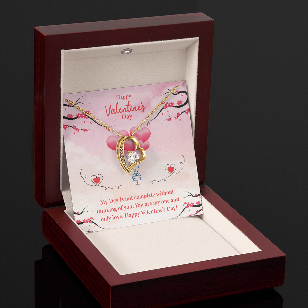 My Day Is Not Complete Without Thinking Of You-Happy Valentine's Day Necklace