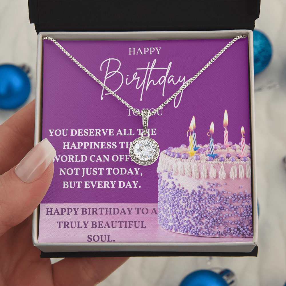 To a Beautiful Soul: A Birthday Filled with Love-Eternal Hope Necklace