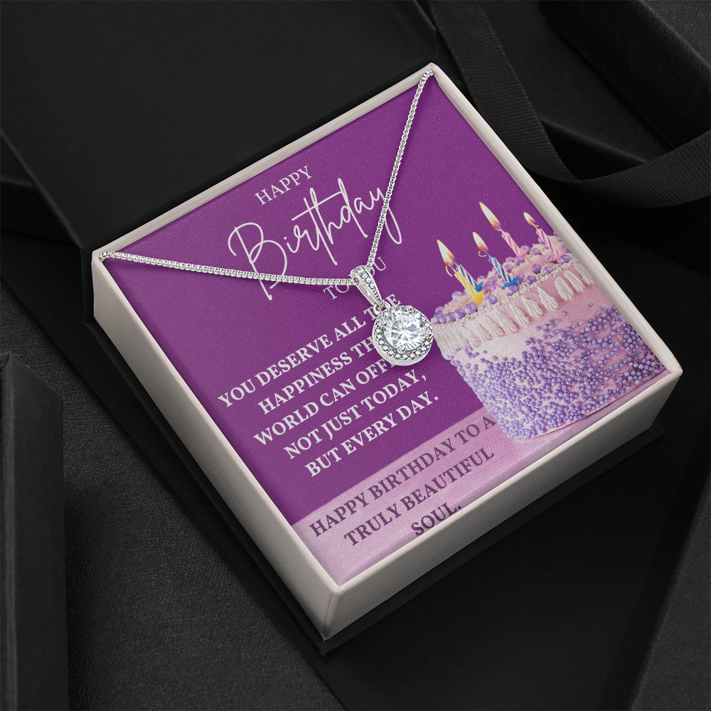 To a Beautiful Soul: A Birthday Filled with Love-Eternal Hope Necklace