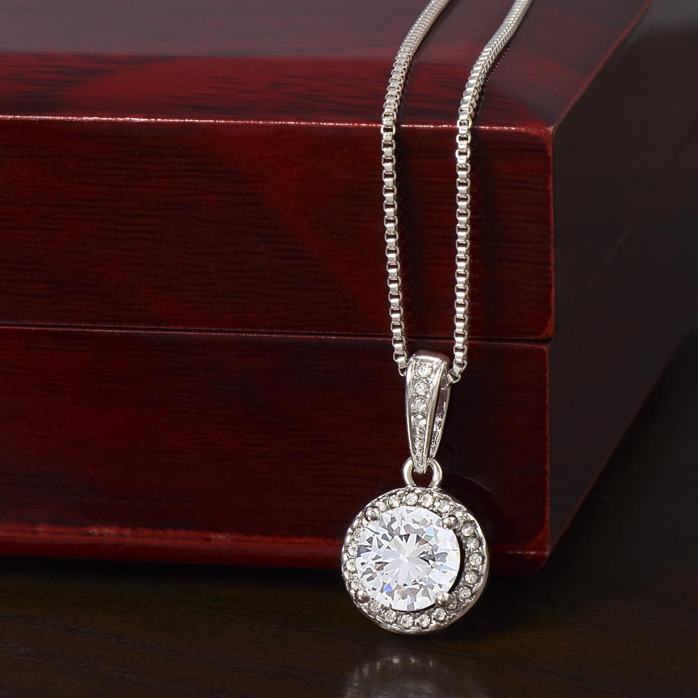 To My Gorgeous Wife-I'll Never Forget The First Time I Saw You Necklace