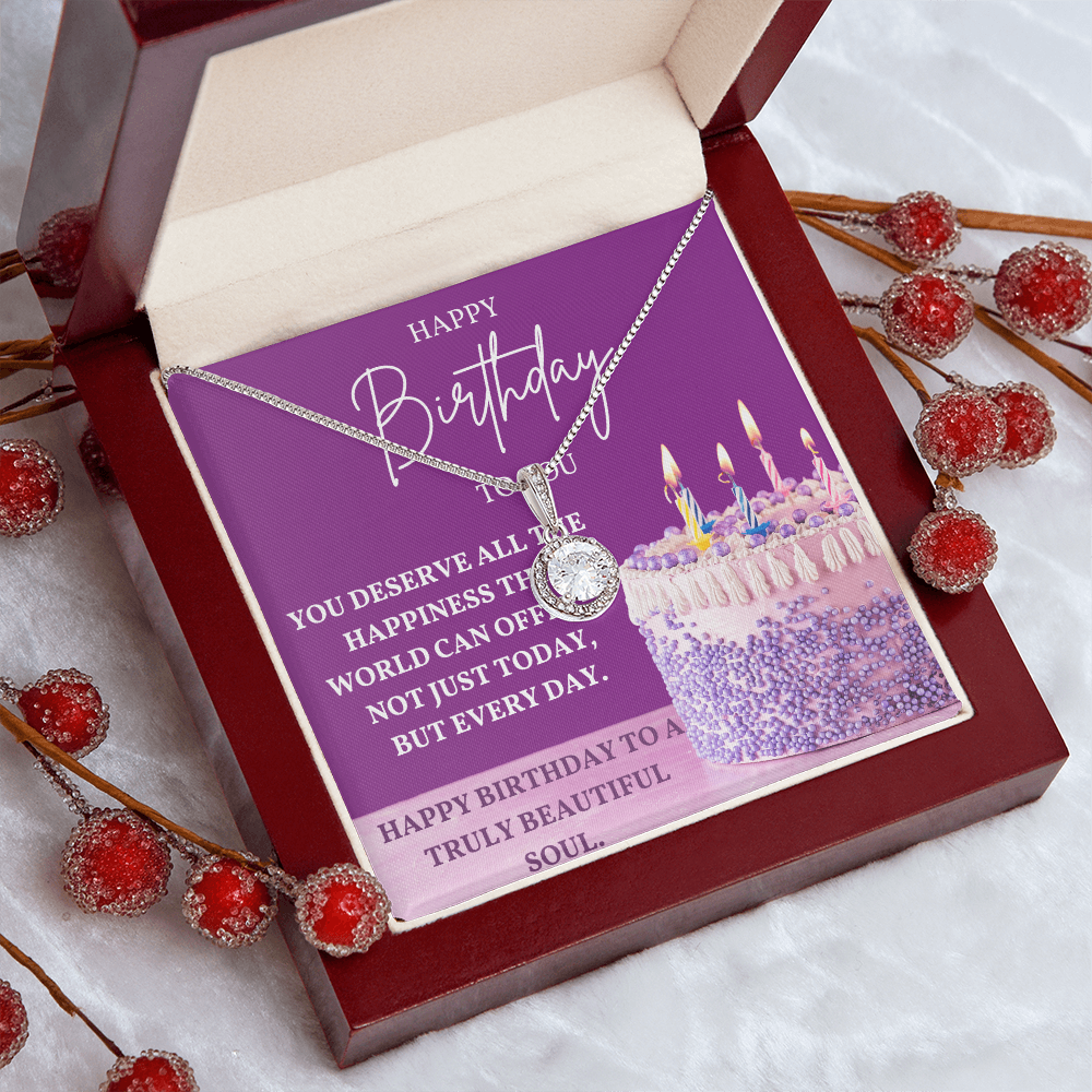 To a Beautiful Soul: A Birthday Filled with Love-Eternal Hope Necklace