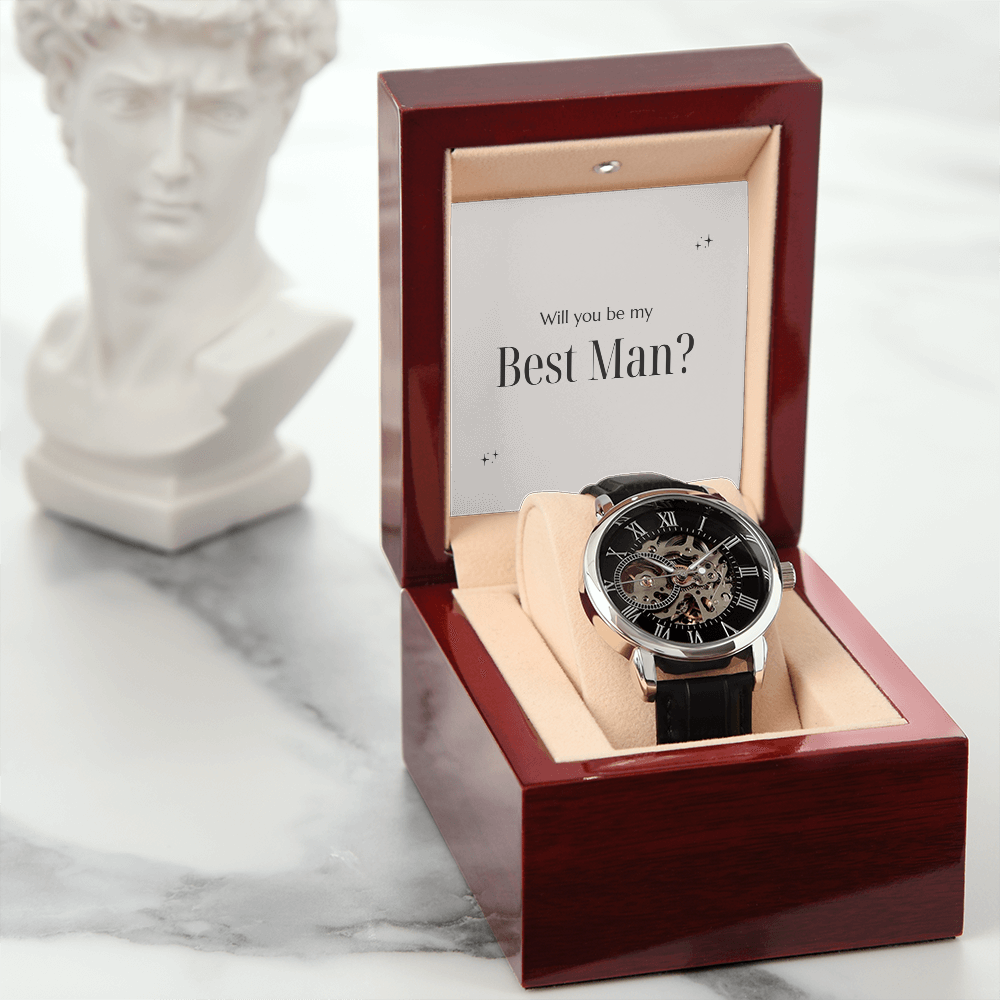 A Question Meant for a Legend-Men's Openwork Watch
