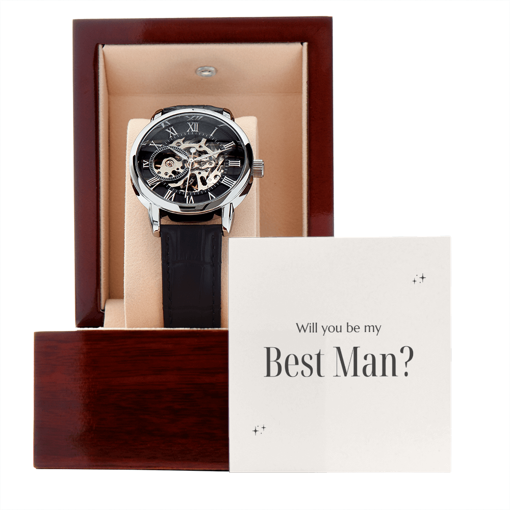 A Question Meant for a Legend-Men's Openwork Watch