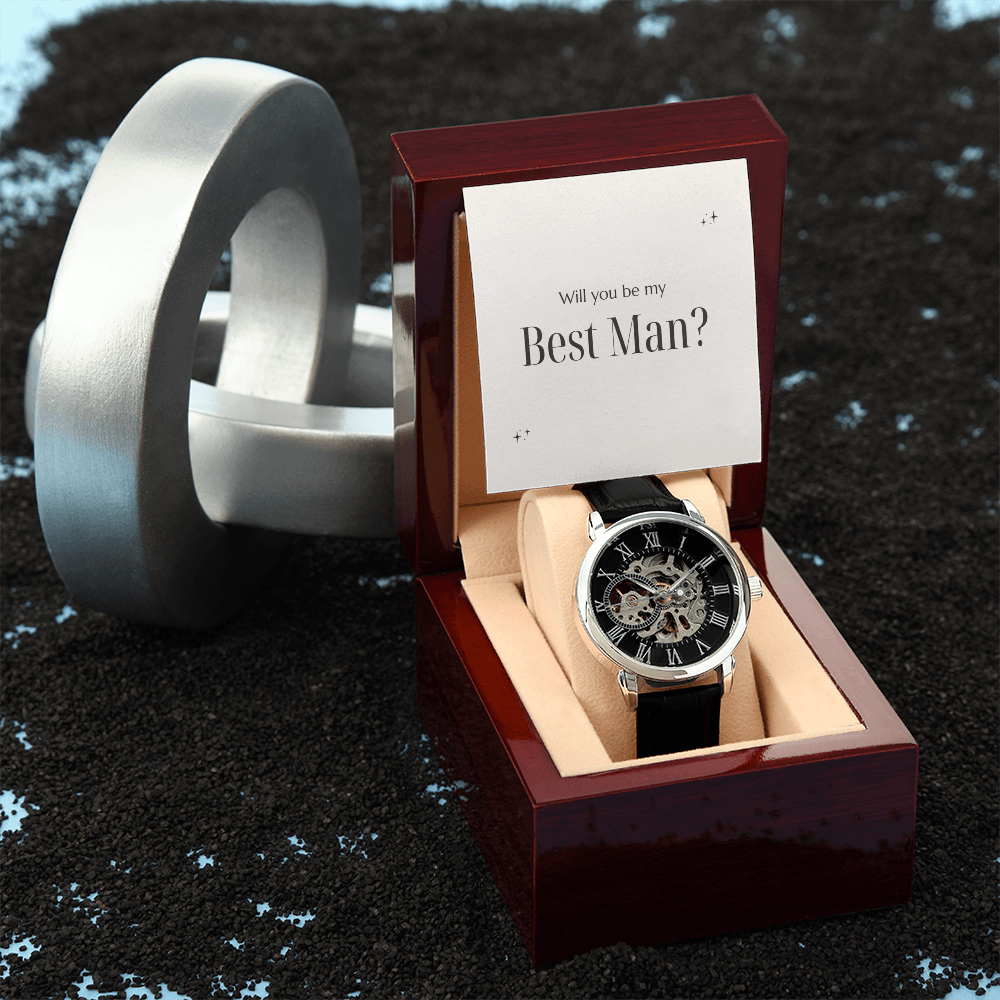 A Question Meant for a Legend-Men's Openwork Watch