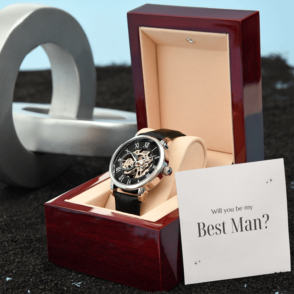 A Question Meant for a Legend-Men's Openwork Watch