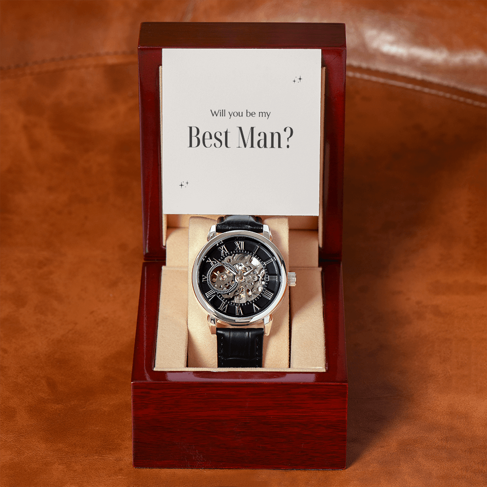 A Question Meant for a Legend-Men's Openwork Watch