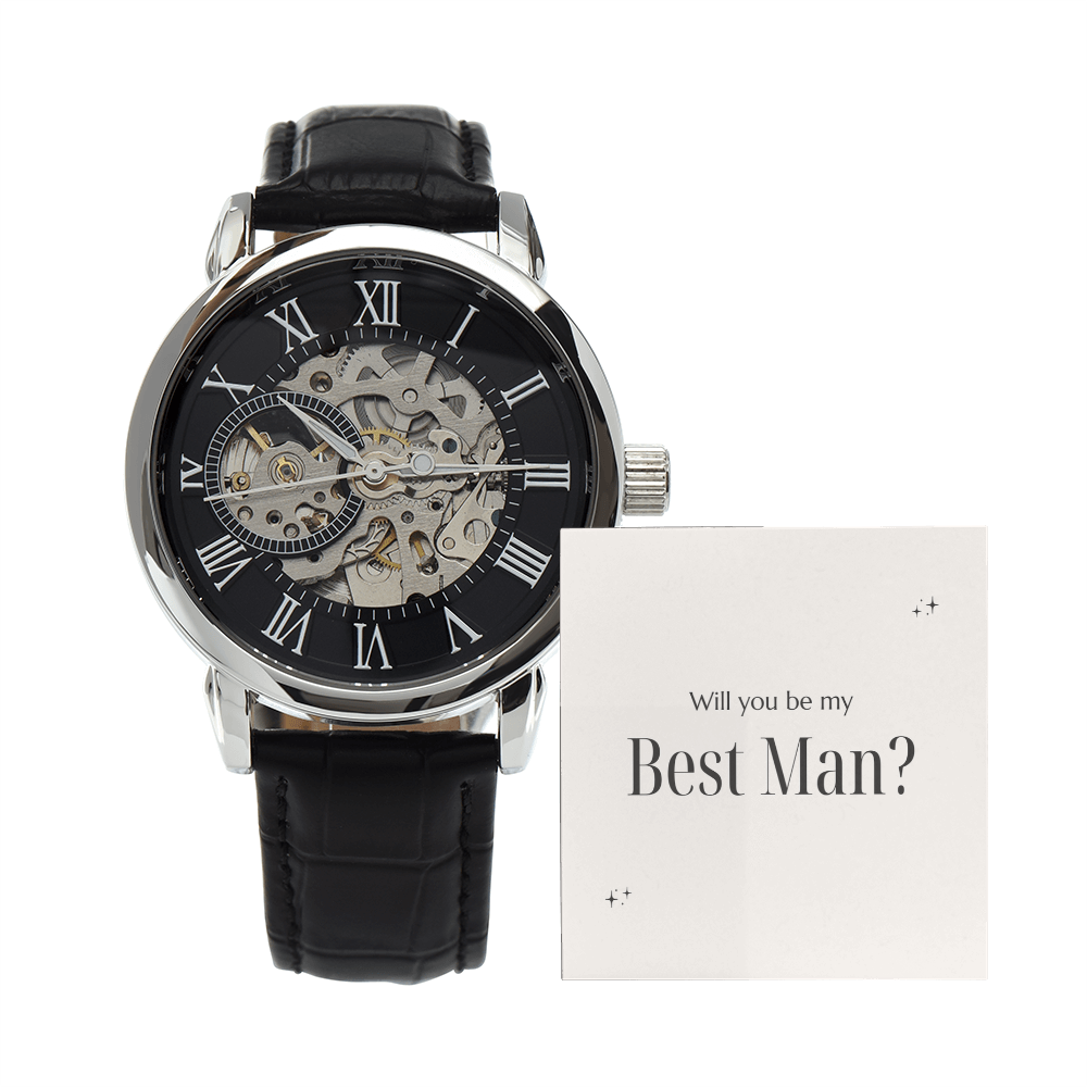 A Question Meant for a Legend-Men's Openwork Watch