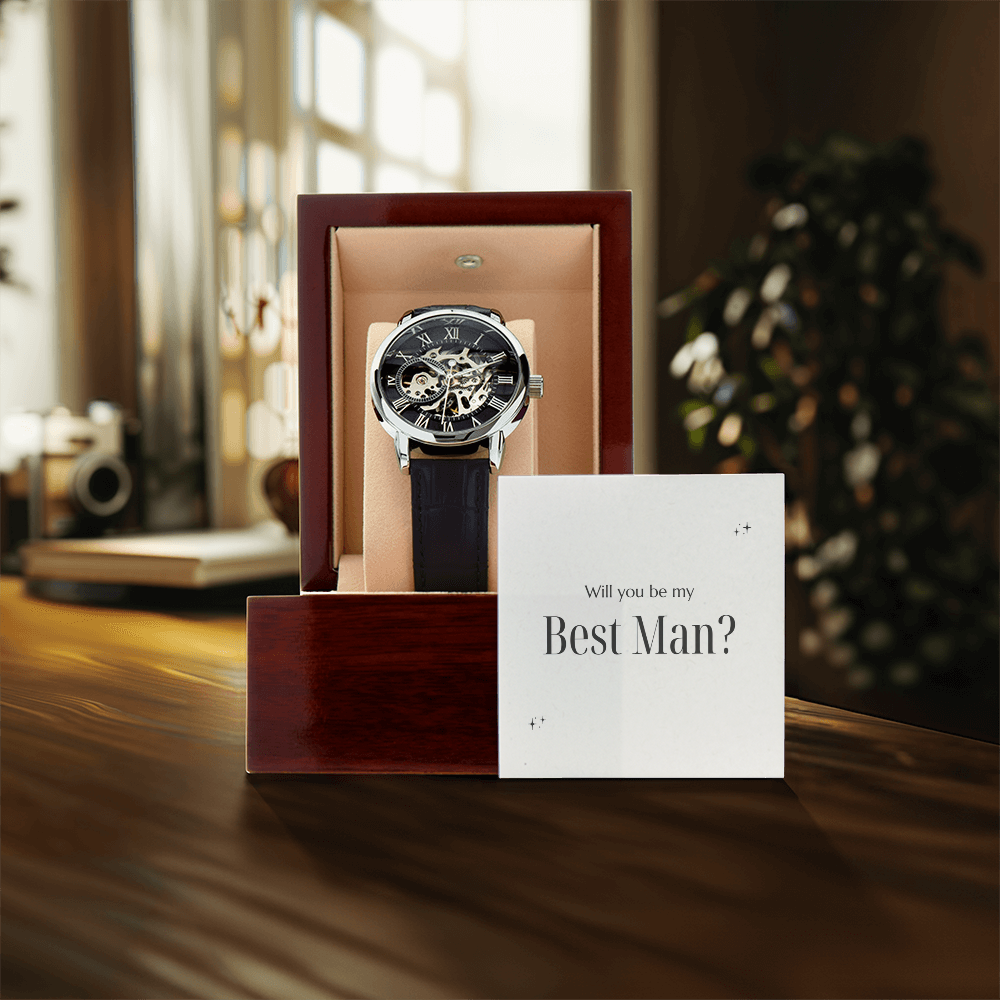 A Question Meant for a Legend-Men's Openwork Watch