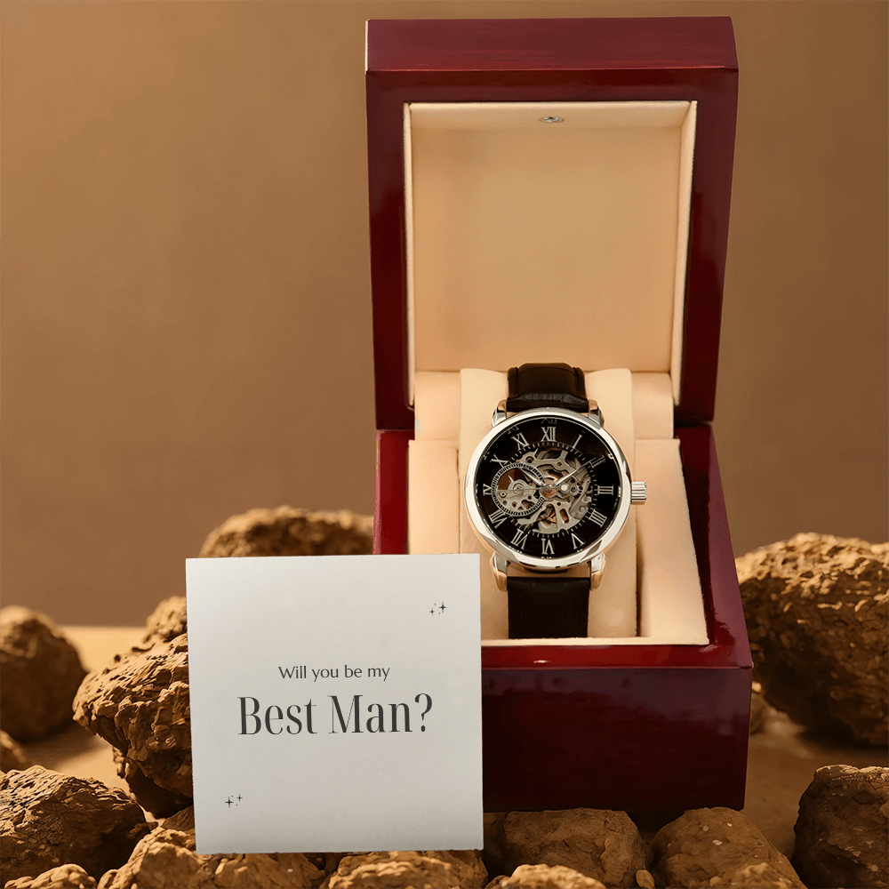 A Question Meant for a Legend-Men's Openwork Watch
