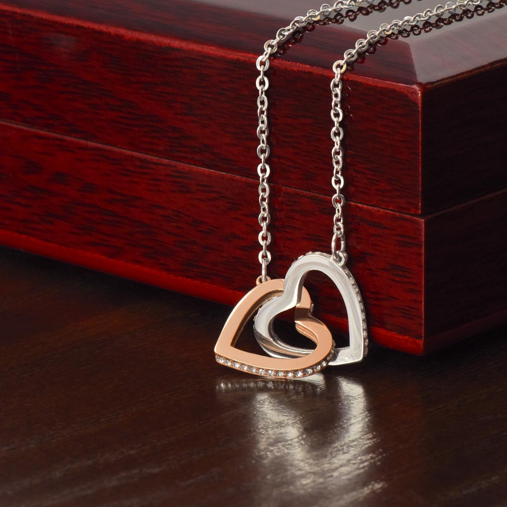 To My Soulmate-You're The Woman Who Transformed My Imperfections-Happy Valentine's Day Necklace