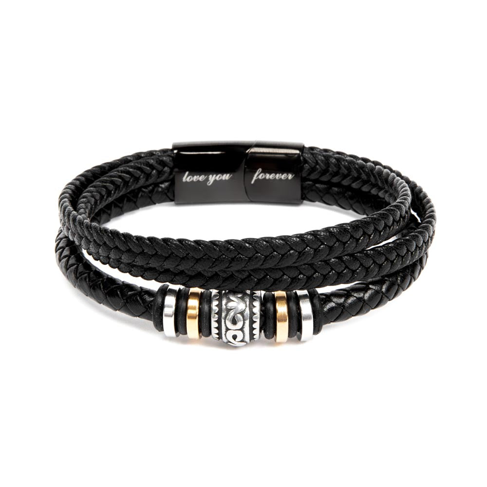 A Celebration of Strength, Growth, and Grace-Men's "Love You Forever" Bracelet