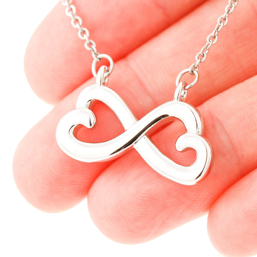 To My Wife - I Want To Be Your Last  Endless Love Necklace