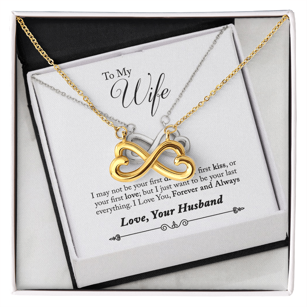 To My Wife - I Want To Be Your Last - Love Your Husband Necklace