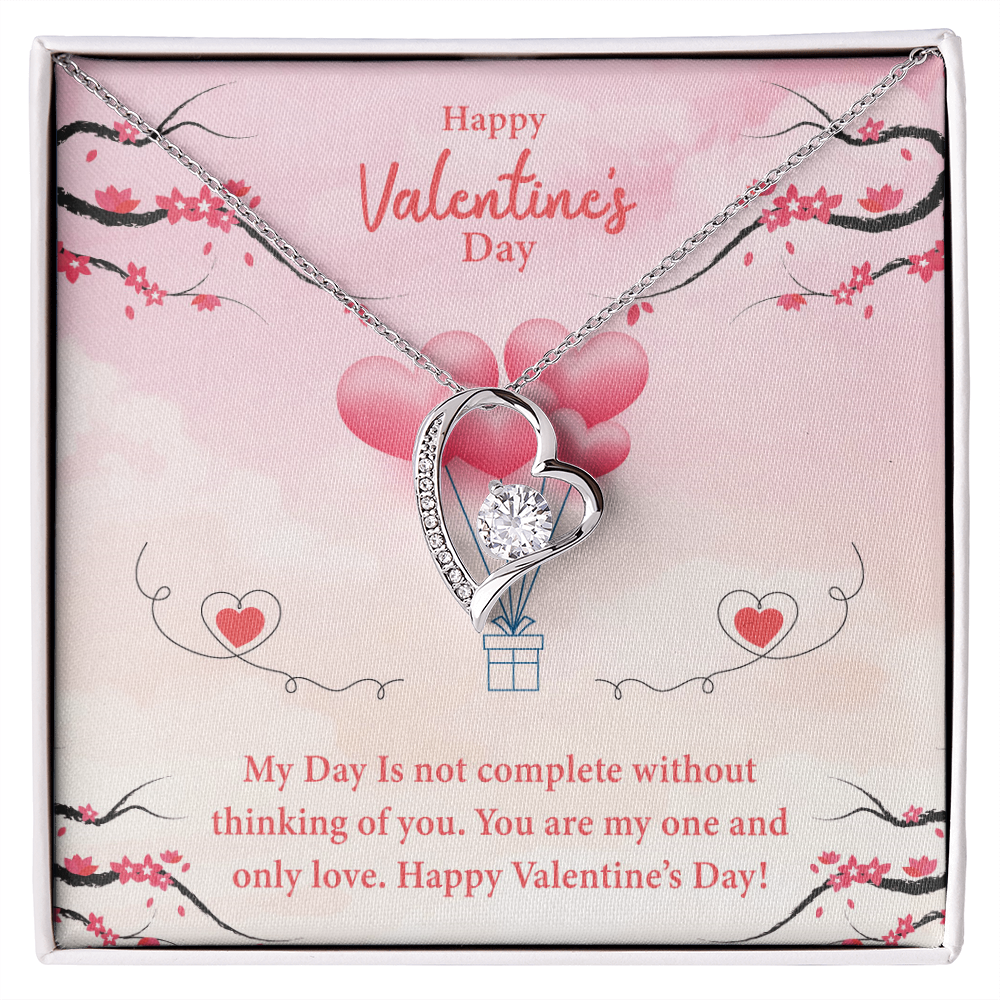 My Day Is Not Complete Without Thinking Of You-Happy Valentine's Day Necklace