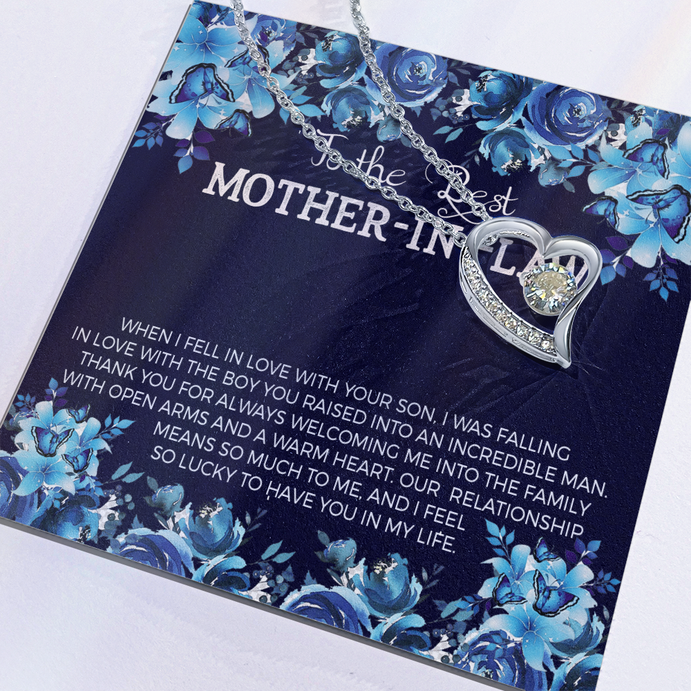 To The Best Mother-In-Law Forever Love Necklace