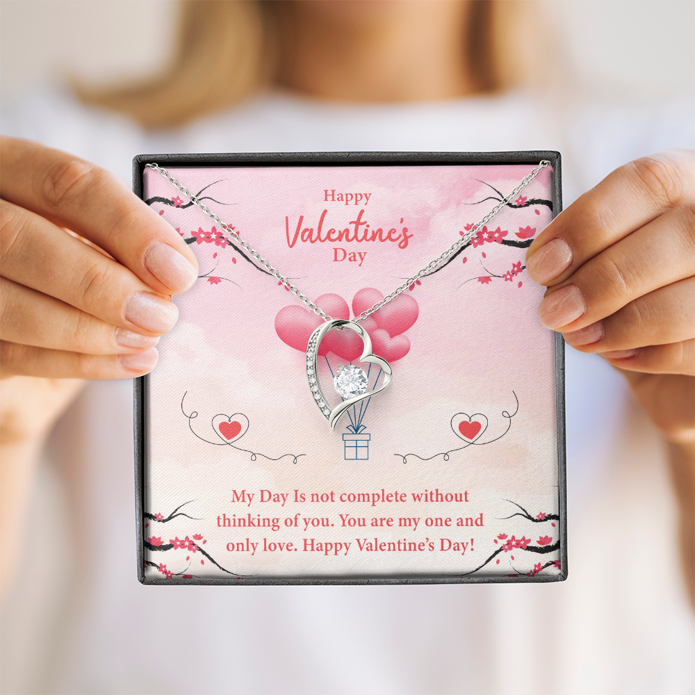 My Day Is Not Complete Without Thinking Of You-Happy Valentine's Day Necklace