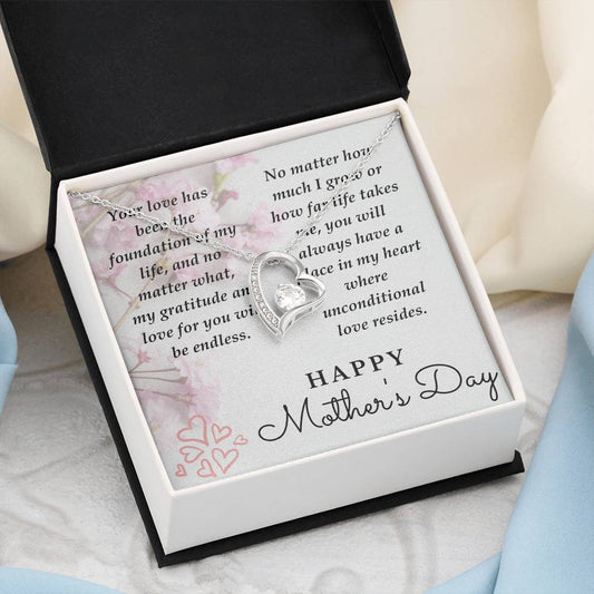 Mom-Your Love Has Been The Foundation-Happy Mother's Day Necklace