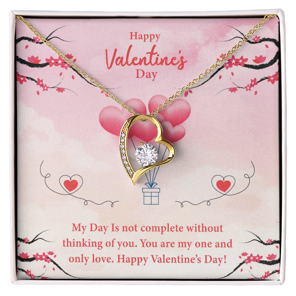 My Day Is Not Complete Without Thinking Of You-Happy Valentine's Day Necklace