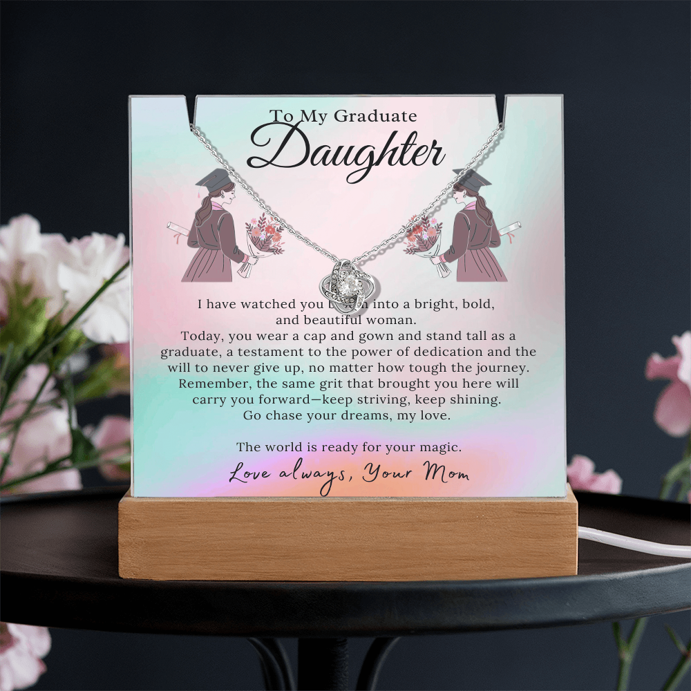 To My Shining Star: A Mother's Graduation Message-Keepsake Acrylic Bundle