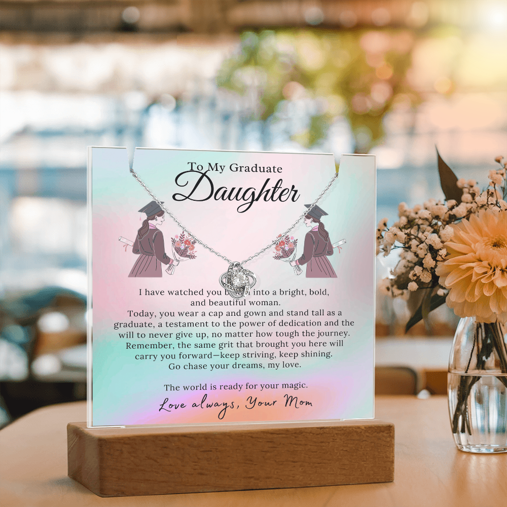 To My Shining Star: A Mother's Graduation Message-Keepsake Acrylic Bundle