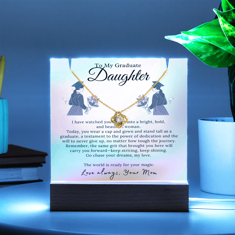 To My Shining Star: A Mother's Graduation Message-Keepsake Acrylic Bundle