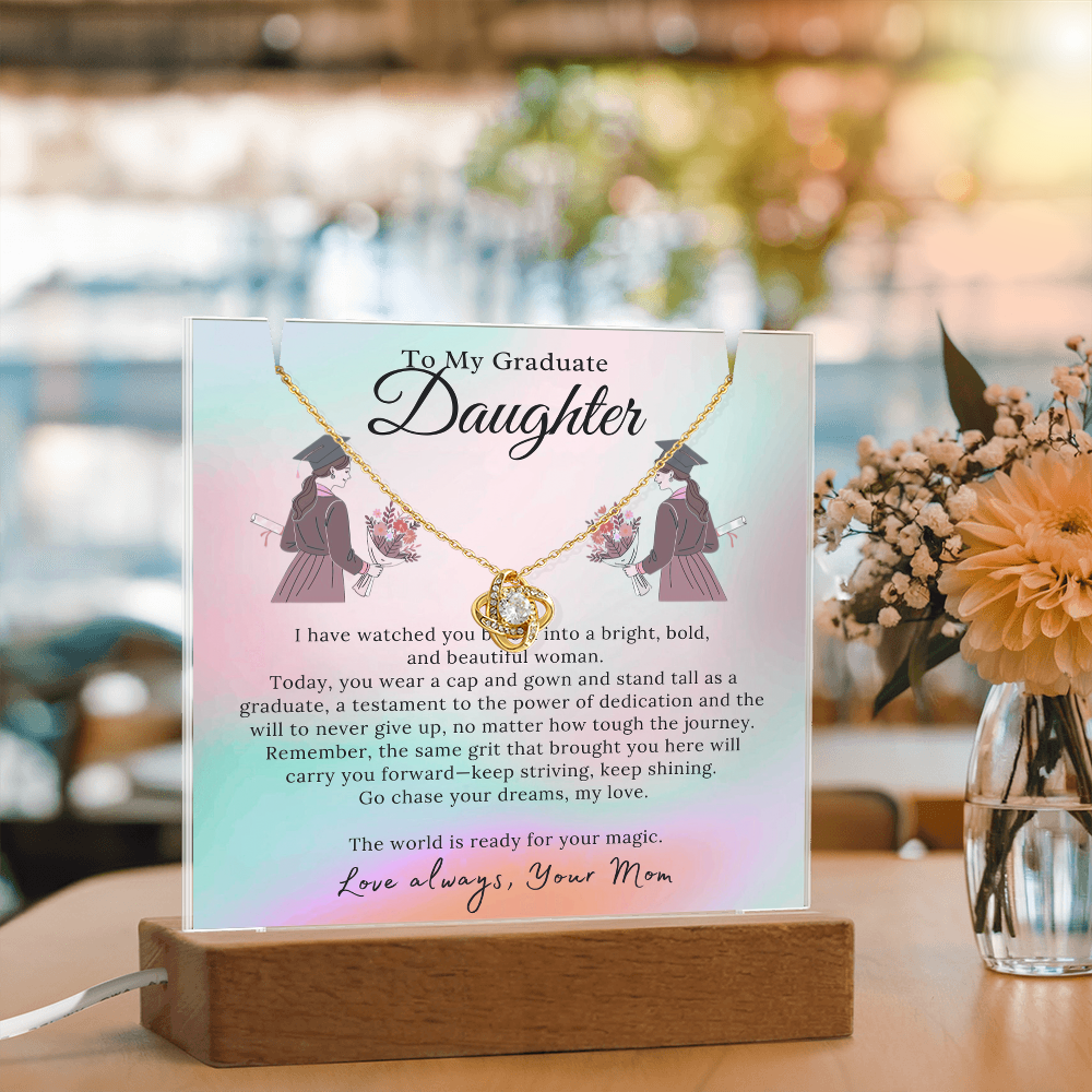 To My Shining Star: A Mother's Graduation Message-Keepsake Acrylic Bundle
