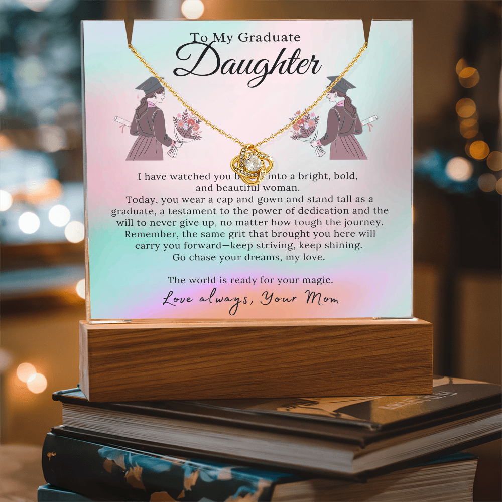 To My Shining Star: A Mother's Graduation Message-Keepsake Acrylic Bundle