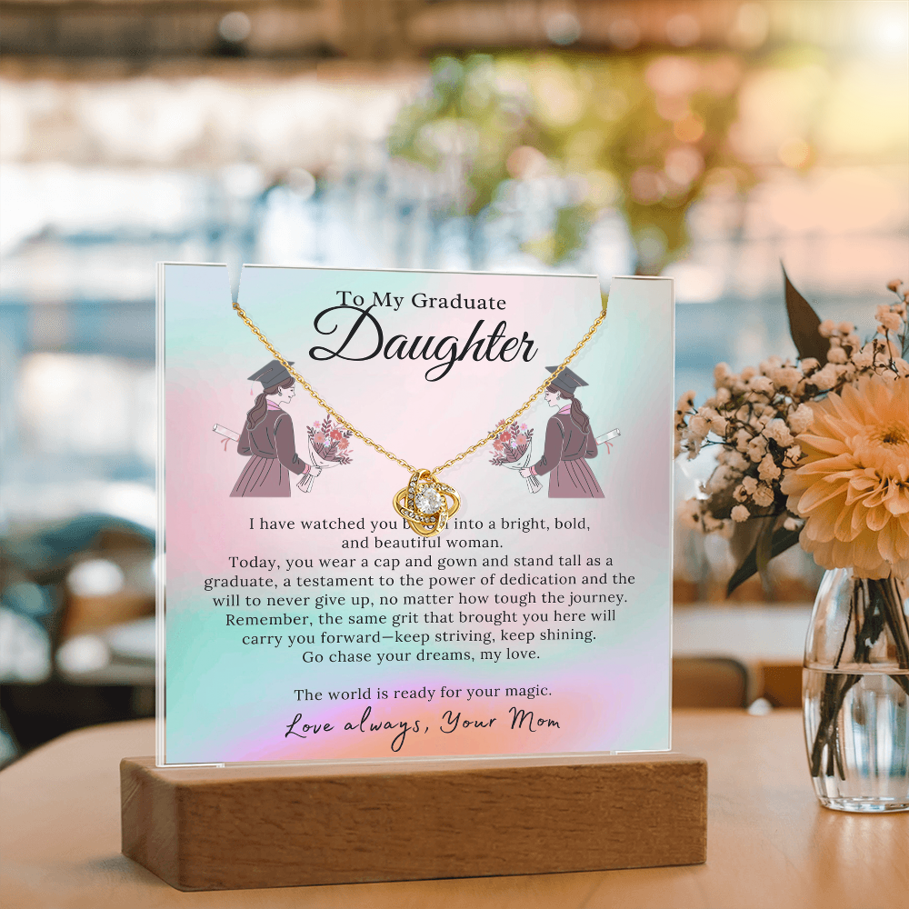 To My Shining Star: A Mother's Graduation Message-Keepsake Acrylic Bundle
