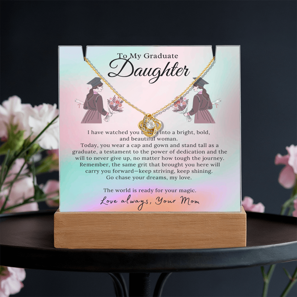 To My Shining Star: A Mother's Graduation Message-Keepsake Acrylic Bundle