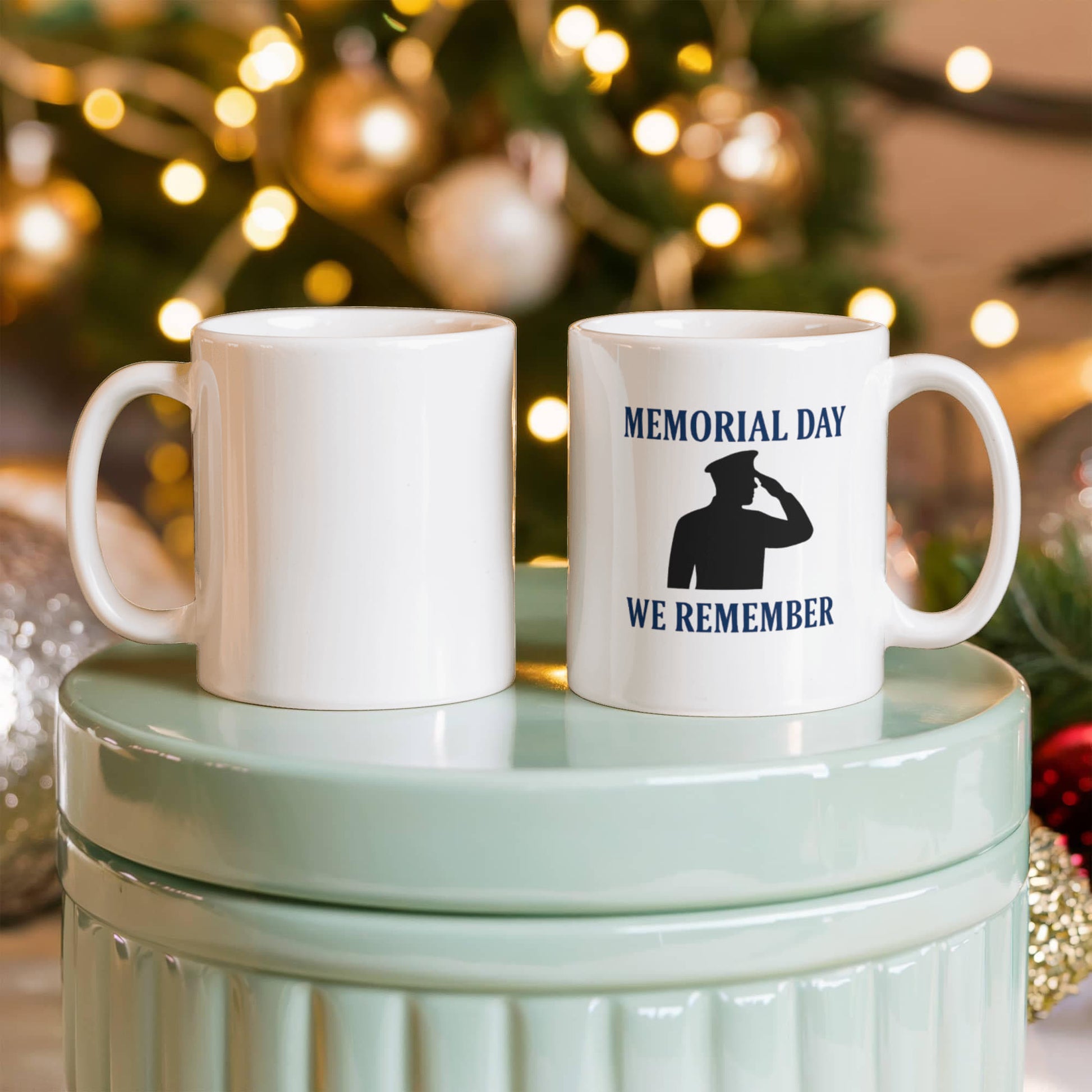 In Honor and Memory: A Soldier's Salute Coffee mug