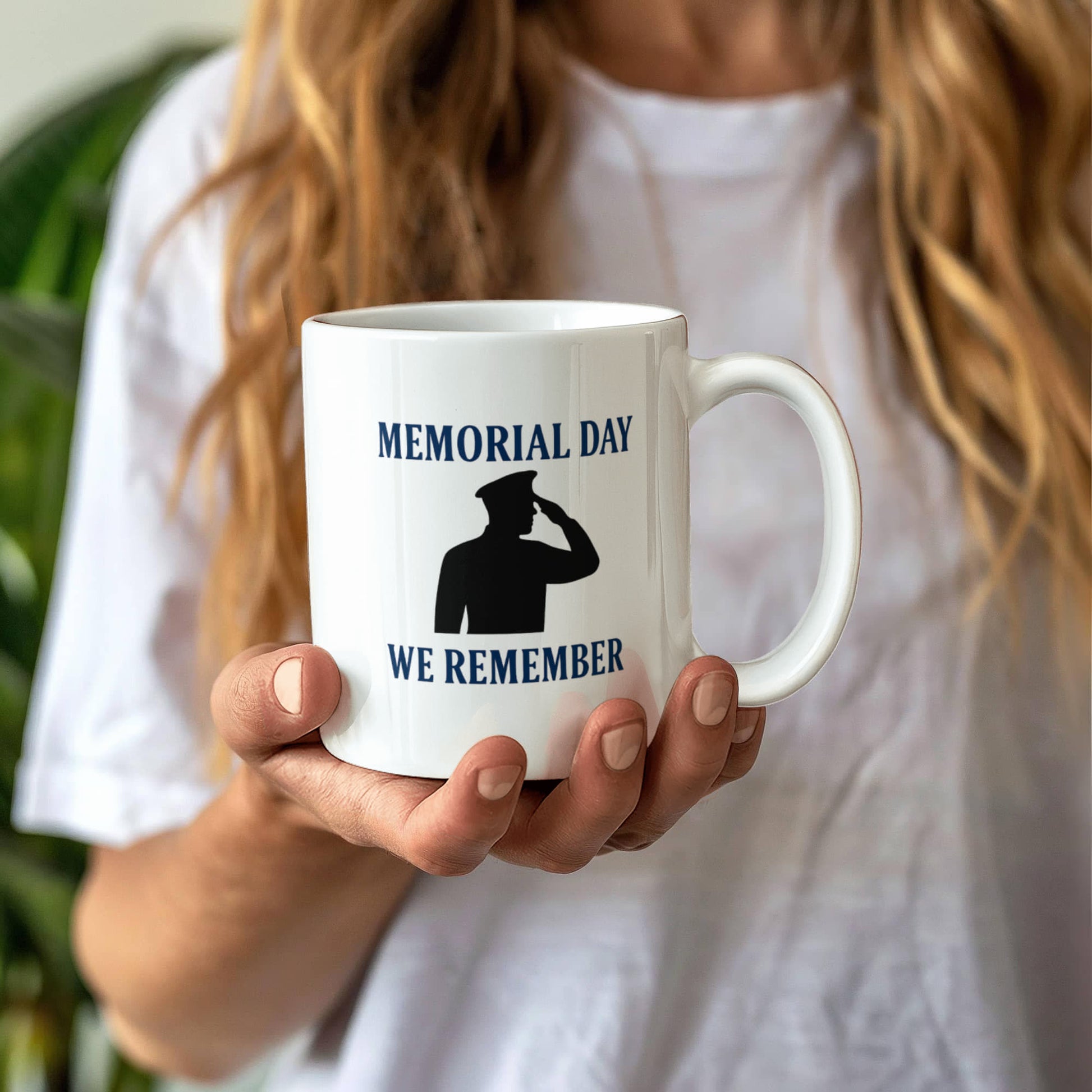 In Honor and Memory: A Soldier's Salute Coffee mug