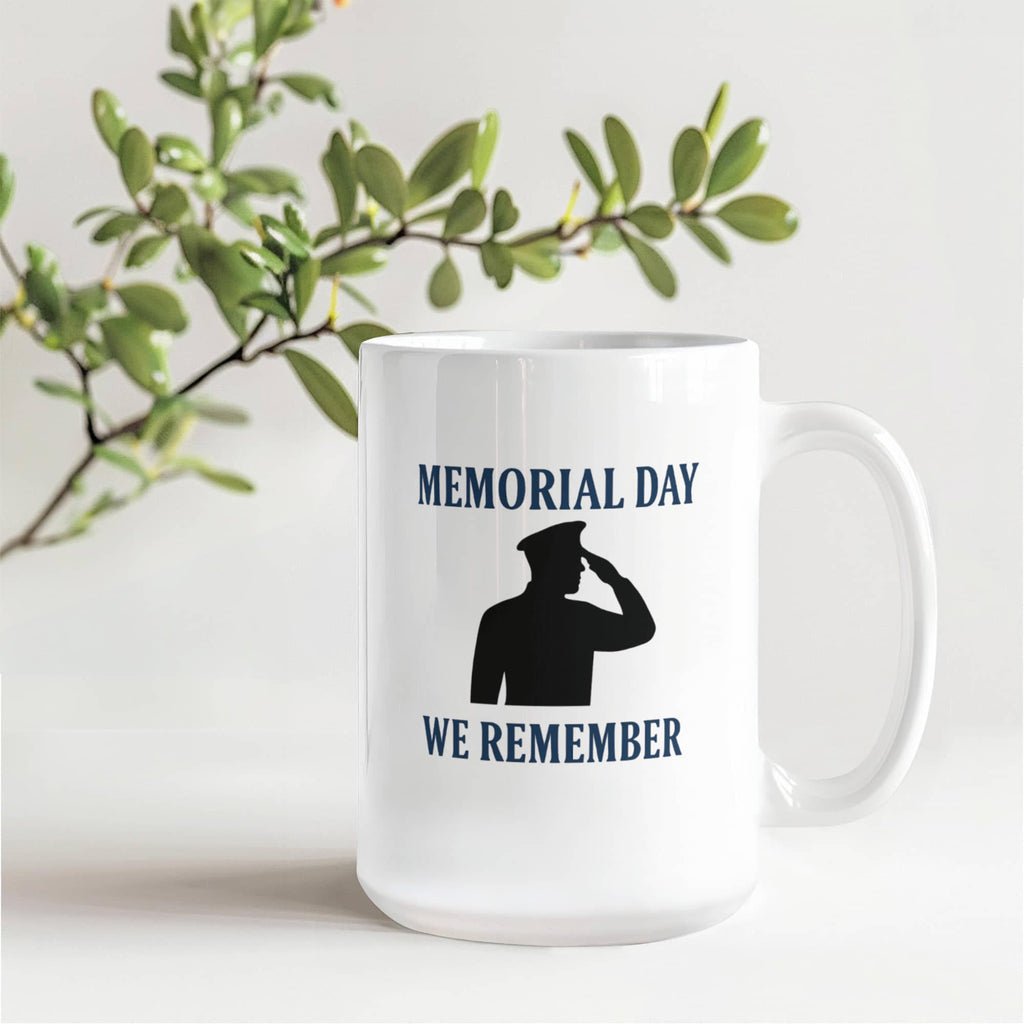 In Honor and Memory: A Soldier's Salute Coffee mug