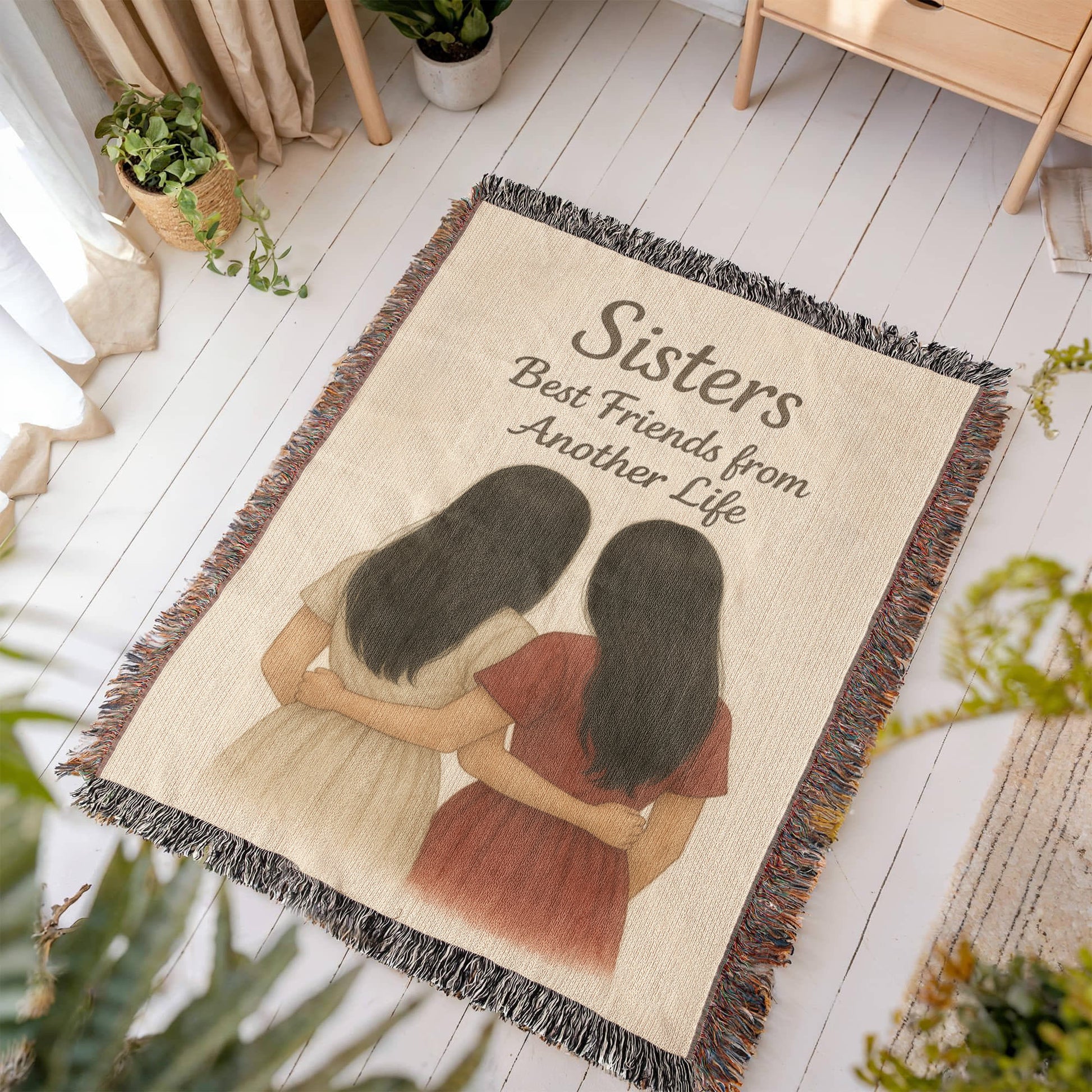 Eternal Sisterhood- Heirloom Artwork Woven Blanket