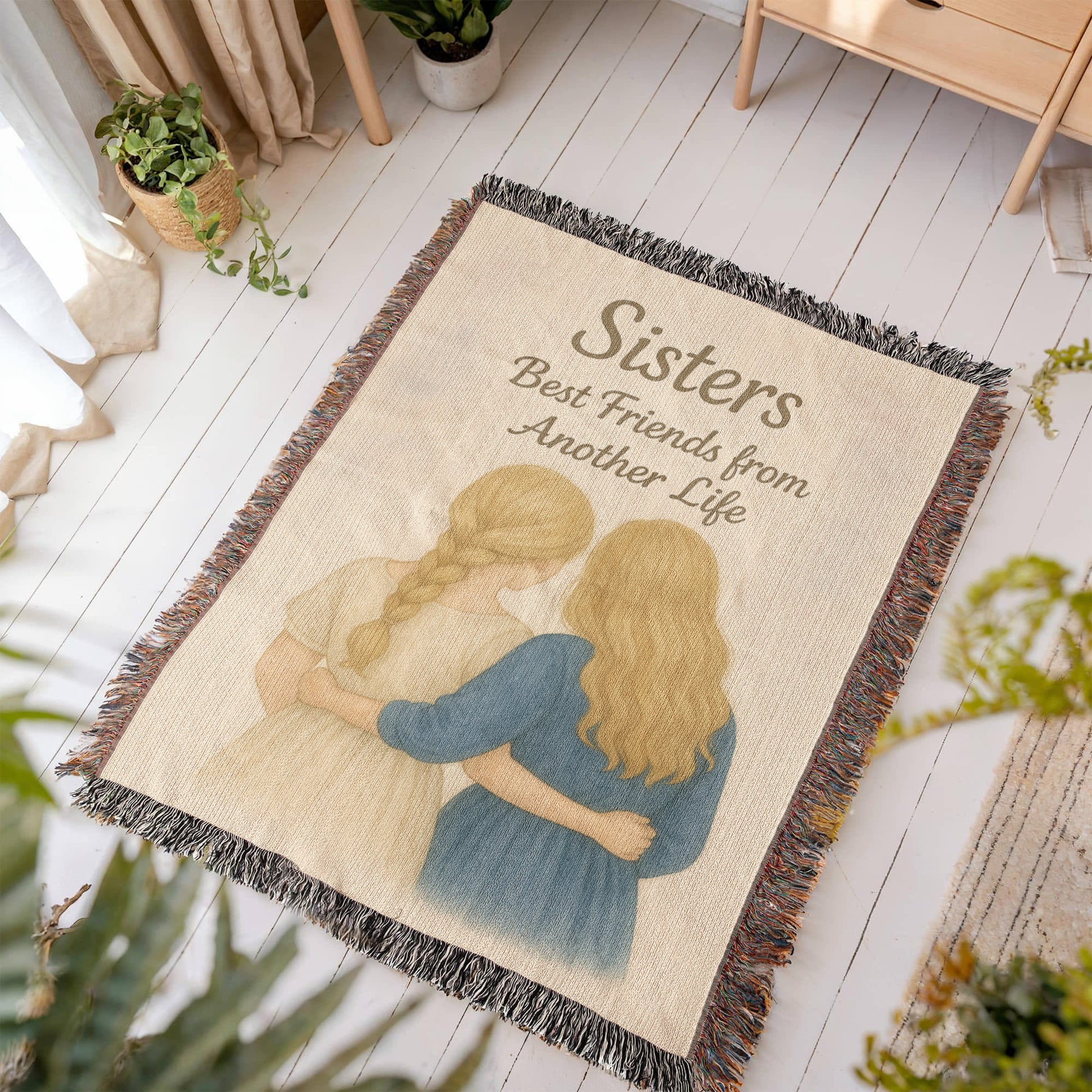 Eternal Sisterhood- Heirloom Artwork Woven Blanket