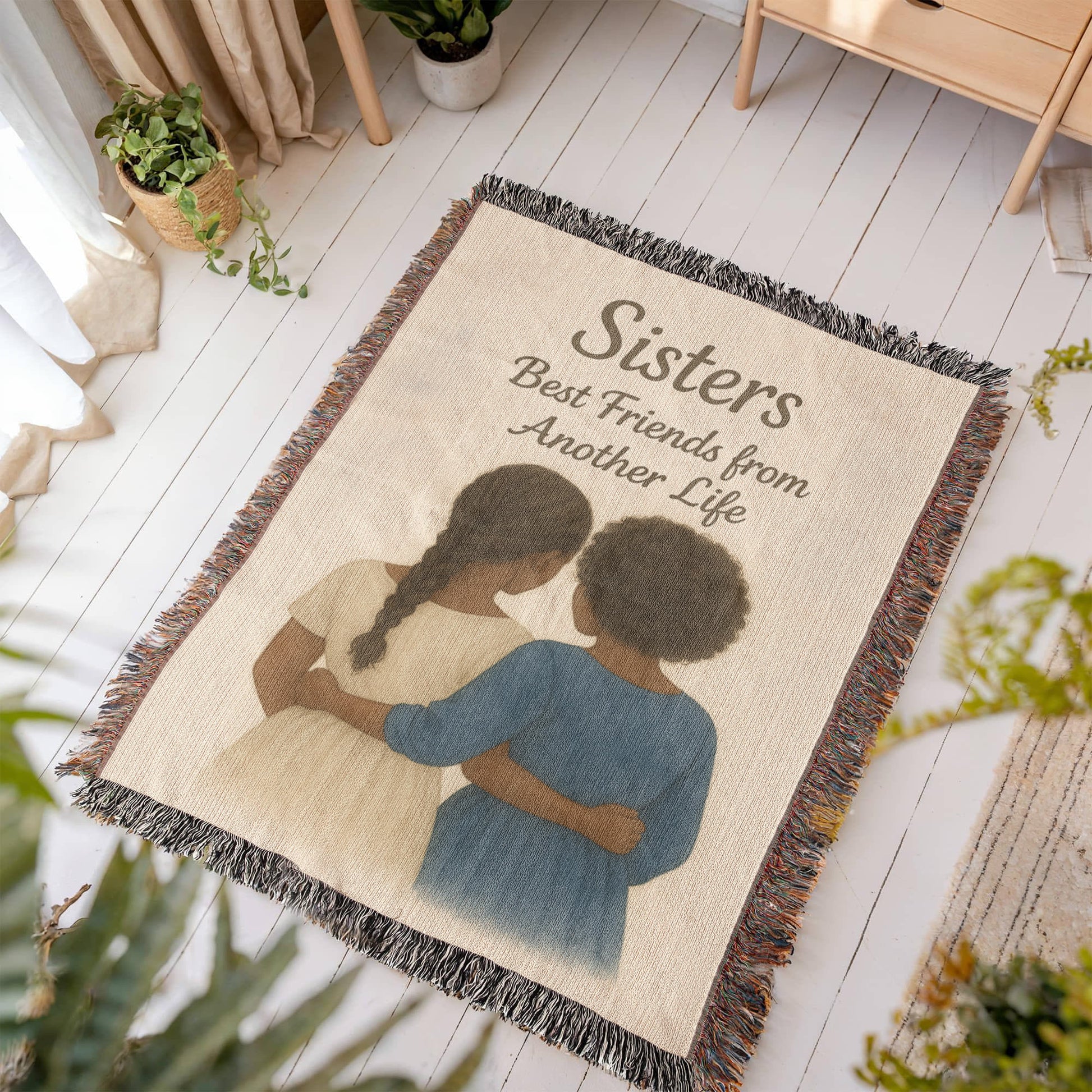 Eternal Sisterhood- Heirloom Artwork Woven Blanket