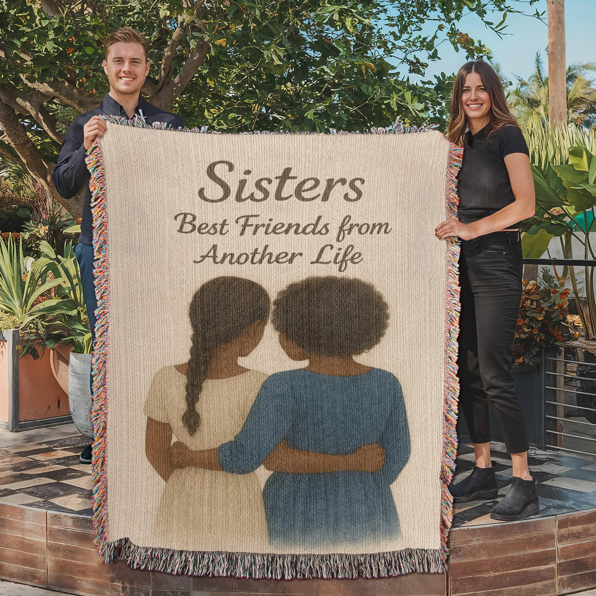 Eternal Sisterhood- Heirloom Artwork Woven Blanket